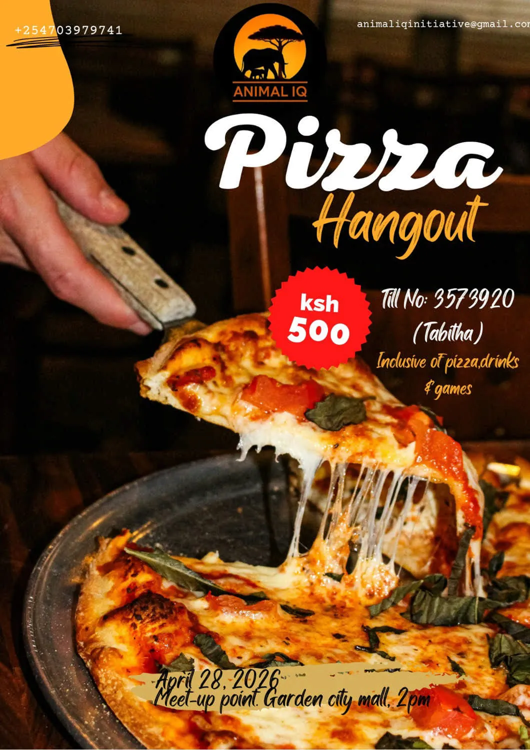 🍕 Animal IQ Pizza Hangout – April 28